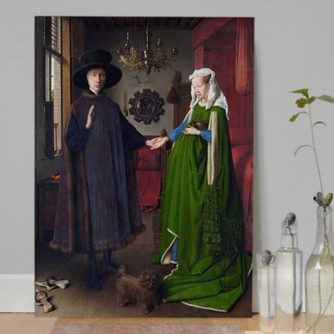 Jan van Eyck Arnolfini Portrait Πίνακας σε Καμβά