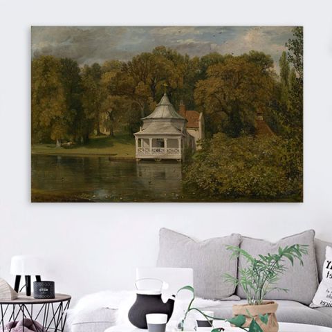 John Constable The Quarters behind Alresford Hall