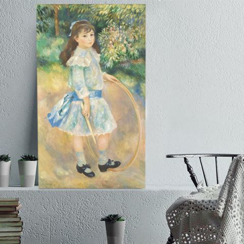 Auguste Renoir Girl with a Hoop