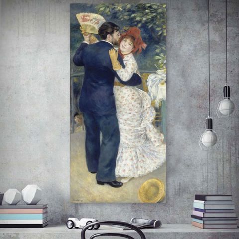 Pierre Auguste Renoir Country Dance Πιερ Ογκίστ Ρενουάρ Χορός στην εξοχή