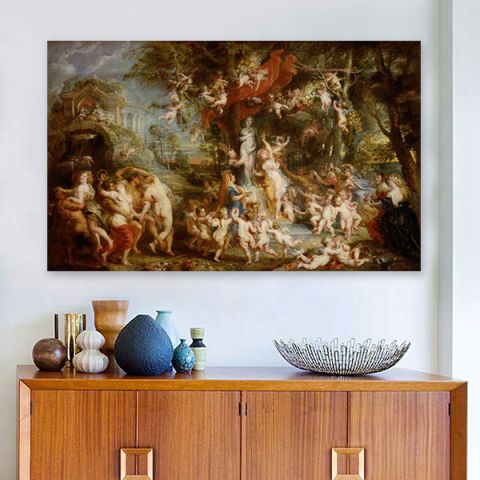 Rubens Peter Paul The Feast of Venus Πίνακας του Πέτερ Πάουλ Ρούμπενς