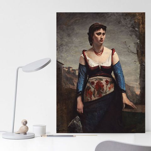 Jean-Baptiste-Camille Corot-Agostina