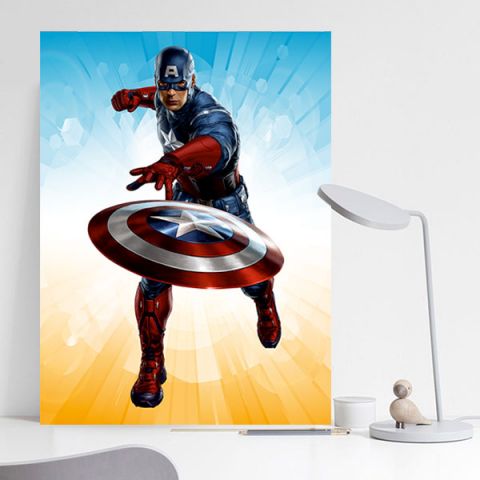 Captain America Πίνακας σε καμβά