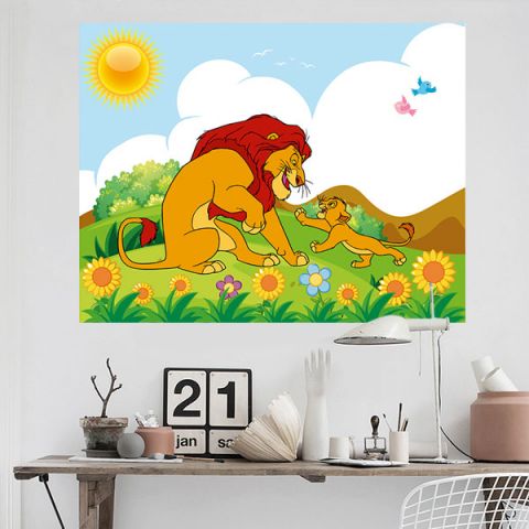 The Lion King-Άρχοντας των λιονταριών-Πίνακας σε καμβά