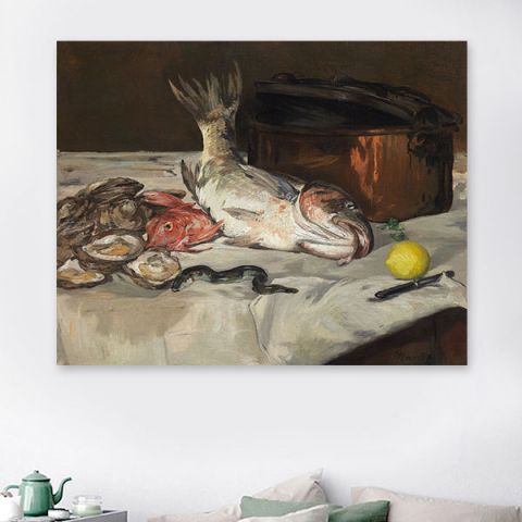 Edouard Manet Fish (Still Life)