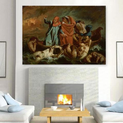 Eugene Delacroix Dante&#039;s Bark