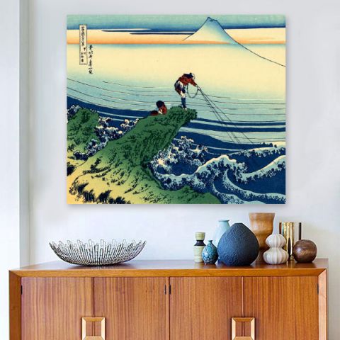 Hokusai Kajikazawa in Kai province Κατσουσίκα Χοκουσάι Πίνακας σε Καμβά