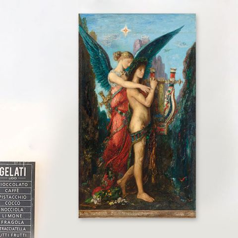 Gustav Moreau Hesiod and the Muse Πίνακας σε Καμβά
