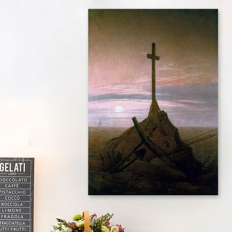 Caspar David Friedrich The Cross Beside The Baltic