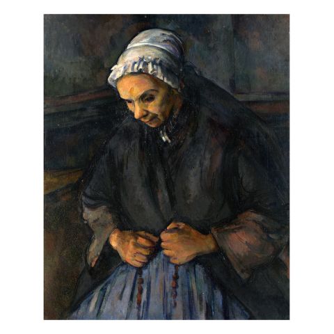 Cezanne Paul An Old Woman with a Rosary
