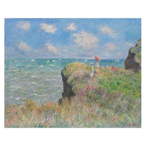 Claude Monet Cliff Walk at Pourville