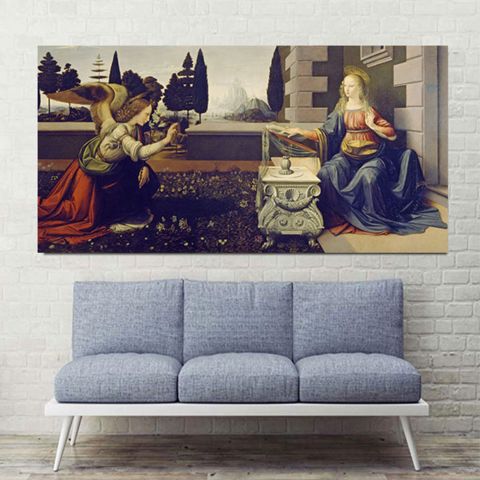 Leonardo Da Vinci The Annunciation