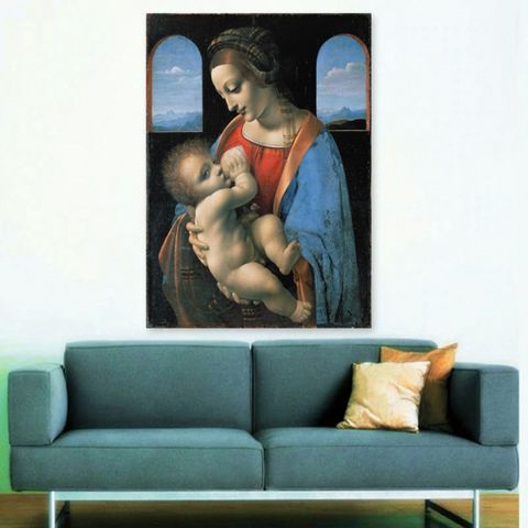 Leonardo Da Vinci Theotokos Virgin Mary