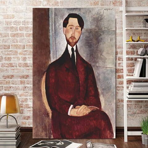 Amedeo Modigliani (Αμεντέο Μοντιλιάνι) Man Πίνακας σε καμβά