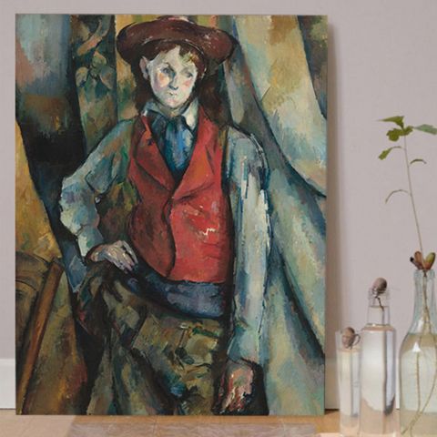 Cezanne Paul Boy in a Red Waistcoat