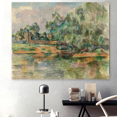 Cezanne Paul Riverbank