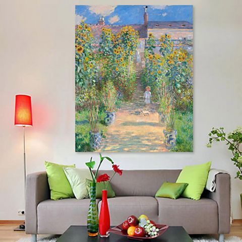 Claude Monet The Artist s Garden at Vetheuil