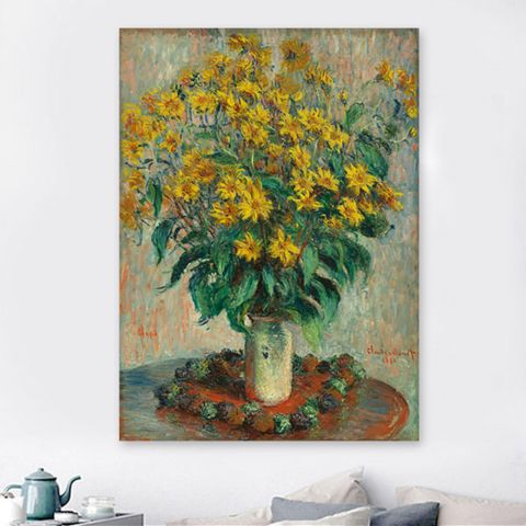 Claude Monet jerusalem artichoke