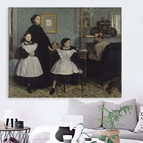 Edgar Degas The Bellelli Family Έντγκαρ Ντεγκά Πίνακας σε καμβά