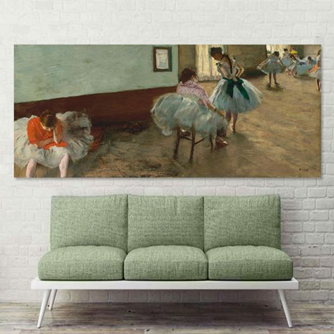 Edgar Degas The Dance Lesson Έντγκαρ Ντεγκά Πίνακας σε Καμβά