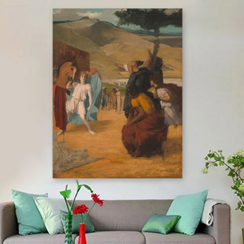 Edgar Degas Alexander The Great and Bucephalus Έντγκαρ Ντεγκά Πίνακας σε Καμβά Ο Μέγας Αλέξανδρος και ο Βουκεφάλας