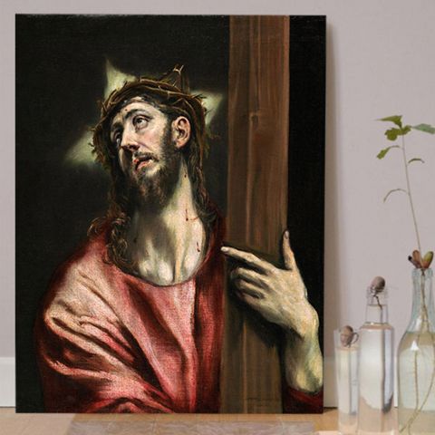 El Greco Δομήνικος Θεοτοκόπουλος Christ with the Cross (Ο Χριστός με τον Σταυρό)