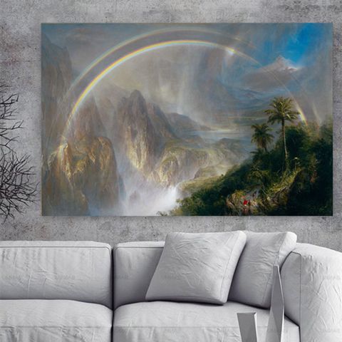 Frederic Edwin Church Rainy Season in the Tropics Πίνακας σε καμβά