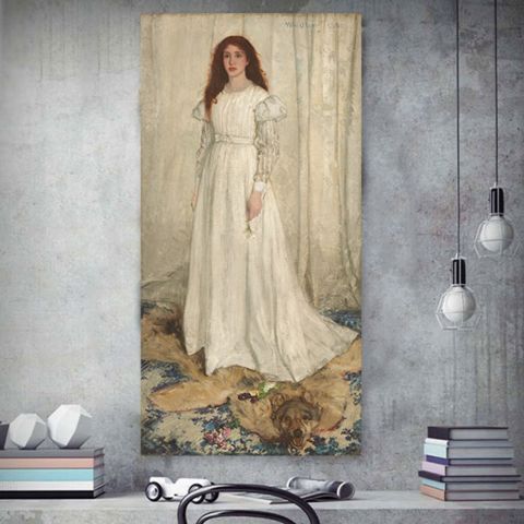 James Abbott McNeill Whistler The White Girl Πίνακας σε Καμβά