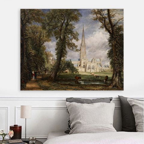 John Constable Salisbury Cathedral from the Bishop&#039;s Garden