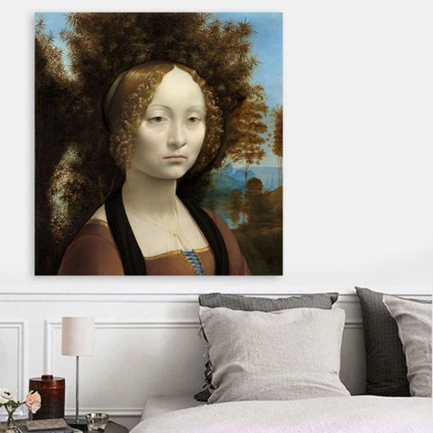 Leonardo da Vinci Ginevra de Benci