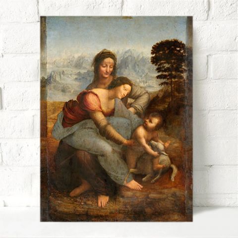 Leonardo da Vinci Virgin and Child with St.Anne