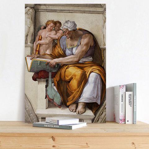 Michelangelo Cumaean Sibyl Sistine Chapel ceiling