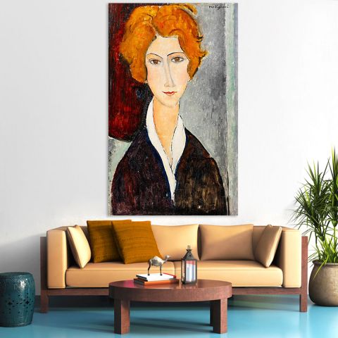 Amedeo Modigliani (Αμεντέο Μοντιλιάνι)  Portrait de femme