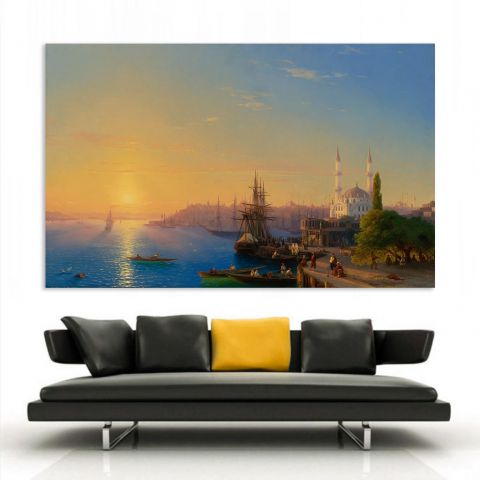 Ivan Aivazovsky View of Constantinople and the Bosphorus Πίνακας σε Καμβά