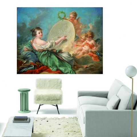 Allegory of painting by Francois Boucher Αλληγορία ζωγραφικής του Φρανσουά Μπουσέ