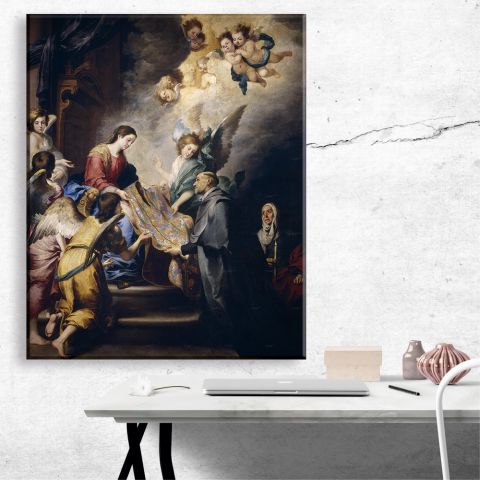 Apparition of the Virgin to St. Ildefonsus Bartolomé Esteban Murillo