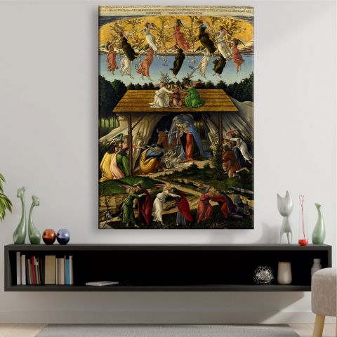 Boticelli Mystische Geburt Μποττιτσέλλι Η μυστική Γέννηση