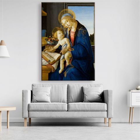 Botticelli Madonna of the Book Μποττιτσέλλι Η Παρθένος της Βίβλου