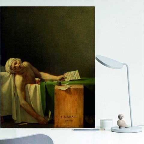 Jacques Louis David Marat assassinat Ο θάνατος του Μαρά Πίνακας του Ζακ-Λουί Νταβίντ
