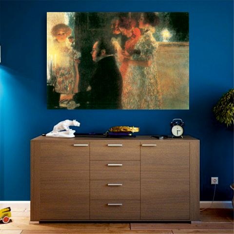 Klimt Schubert am Klavier (Schubert at the Piano)Γκούσταφ Κλιμτ Ο Σούμπερτ στο πιάνο