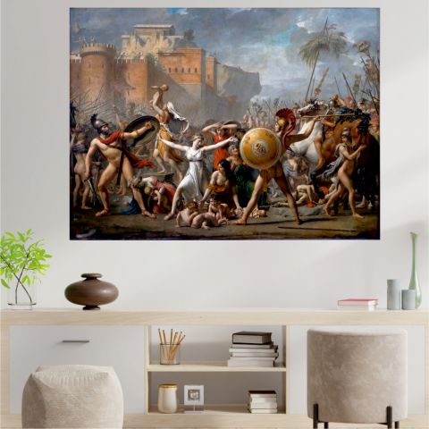The Intervention of the Sabine Women Jacques Louis David Οι Σαβίνες Πίνακας του Ζακ Λουί Νταβίντ
