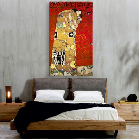 The Kiss Gustav Klimt (red Variation)Γκούσταφ Κλιμτ Το φιλί