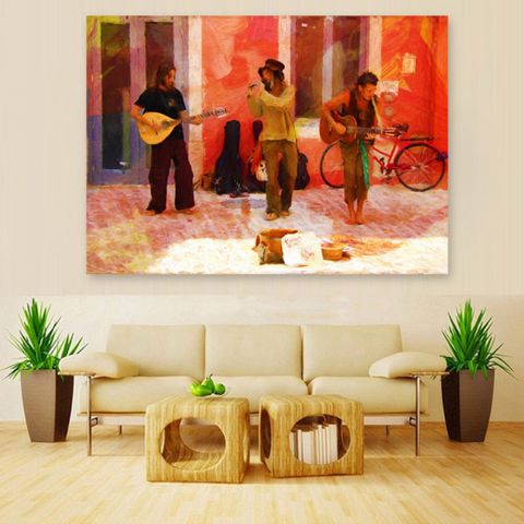 Street musicians Μουσικοί του δρόμου