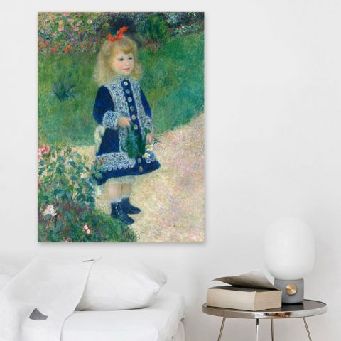 Auguste Renoir A Girl with a Watering Can Πιερ Ογκίστ Ρενουάρ Ένα κοριτσάκι με ποτιστήρι