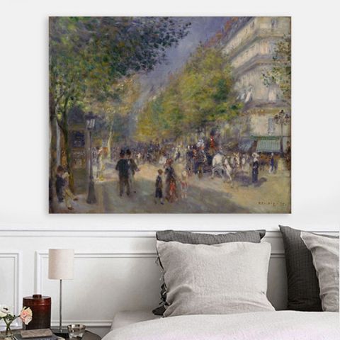 Pierre Auguste Renoir The Grands Boulevards Πιερ Ογκίστ Ρενουάρ Οι λεωφόροι