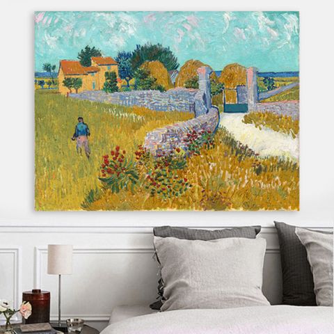 Vincent van Gogh-Farmhouse in Provence