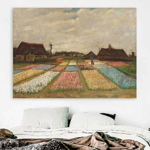 Vincent van Gogh-Flower Beds in Holland