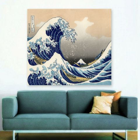Hokusai The Great Wave off Kanagawa (Κατσουσίκα Χοκουσάι Το Μεγάλο κύμα)