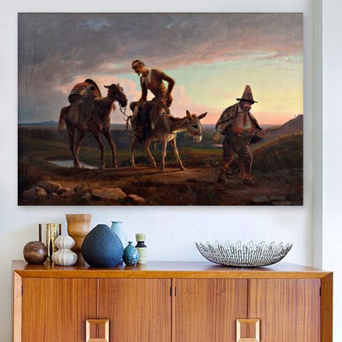 Wilhelm Marstrand Don Quixote ( Δον Κιχώτης) Πίνακας σε Καμβά