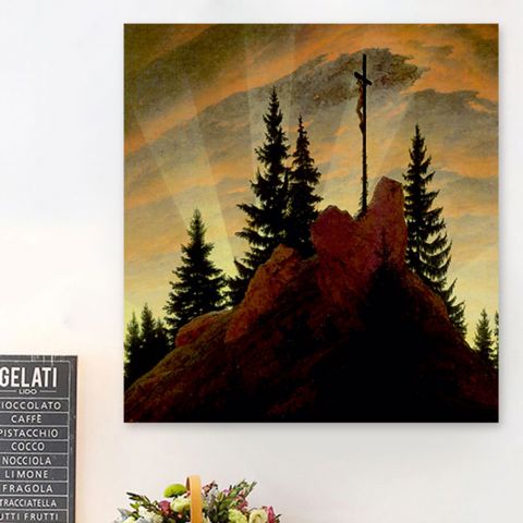 Caspar David Friedrich Cross in the Mountains